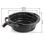 7 Litre Oil Drain Pan with Spout - Image 2