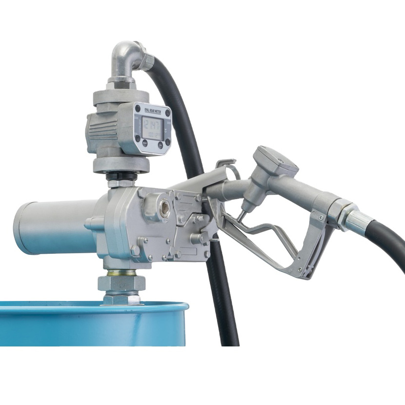 Explosion-proof-pump-with-meter 12V Transfer Drum Pump Kit - ATEX Cert. - Image 1